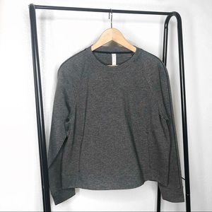 Lululemon Gray Crewneck Pullover Sweatshirt